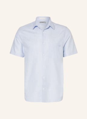 Breuninger Herren Kleidung Hemden Freizeit Hemden Kurzarm-Hemd Yannic Regular Fit blau 