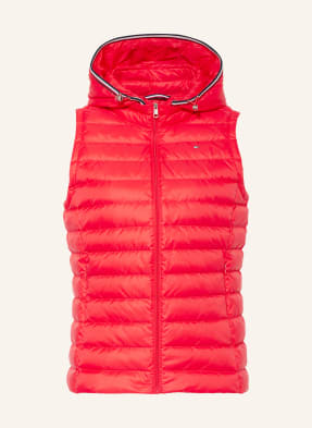 TOMMY HILFIGER Down vest with detachable hood
