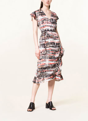 Freebird Wickelkleid ROSY MIDI mit Glitzergarn