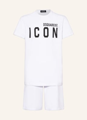 DSQUARED2 Zestaw ICON: T-shirt i szorty