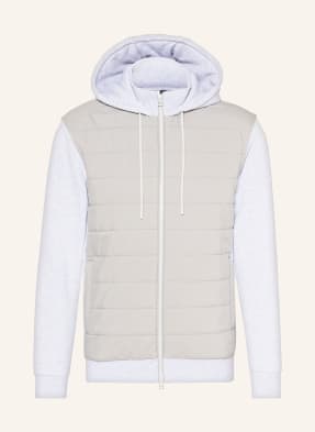 PROFUOMO Sweatjacke im Materialmix