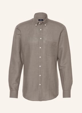 STROKESMAN'S Shirt modern fit with linen