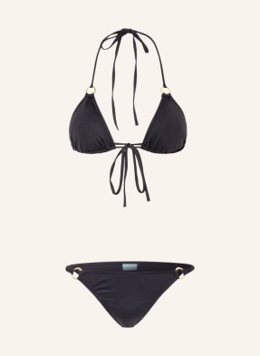 MELISSA ODABASH Triangel-Bikini BLACK ST. BARTS