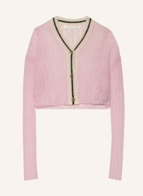 Palm Angels Cropped-Strickjacke mit Mohair