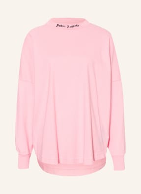 Palm Angels Koszulka oversize z długim rękawem