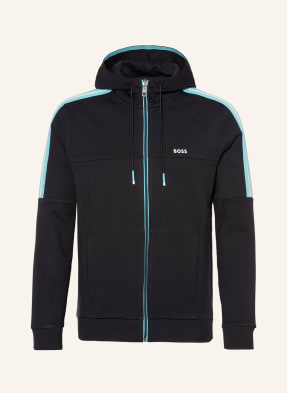 BOSS Sweatjacke SAGGY mit Galonstreifen