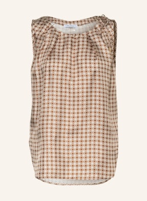 Max Mara Bluzka bez rękawów ZAC z jedwabiu