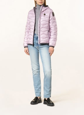 Blauer Lightweight-Daunenjacke