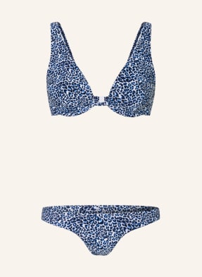 Hot Stuff Underwired bikini BLUE LEO