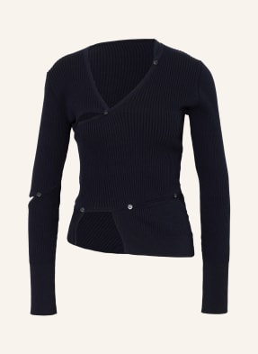 JACQUEMUS Sweater LE CARDIGAN TORDU with cut-outs