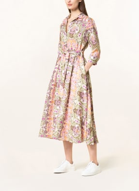 rossana diva Hemdblusenkleid aus Leinen mit 3/4-Arm