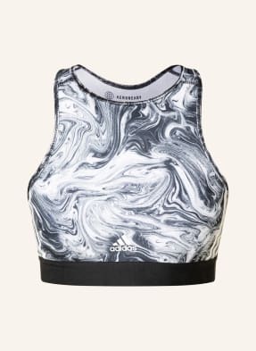 adidas Sport-BH HYPERGLAM AEROREADY mit Mesh