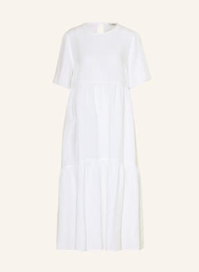 PESERICO Linen dress with decorative beads