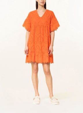 darling harbour Kleid aus Lochspitze mit Rüschen