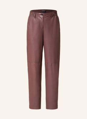 LUISA CERANO 7/8 trousers in leather look 
