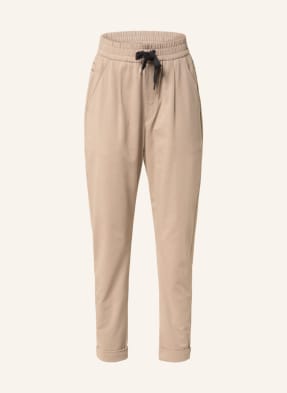 BRUNELLO CUCINELLI 7/8 trousers in jogger style with beading