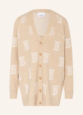 BURBERRY Kardigan SALENA z dodatkiem jedwabiu