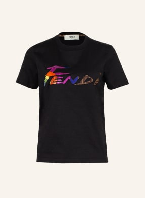 FENDI T-Shirt mit Pailletten