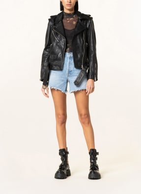 ALL SAINTS Lederjacke MORGAN mit abnehmbaren Ärmeln