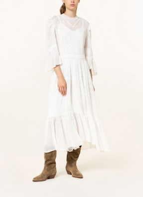 ALL SAINTS Kleid EMERY mit 3/4-Arm und Stickereien