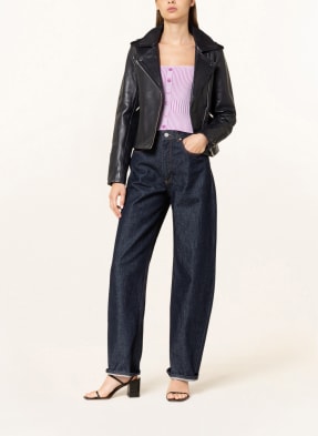 CLAUDIE PIERLOT Lederjacke CUZIA