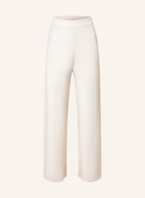 ALLUDE Knit trousers in jogger style with cashmere