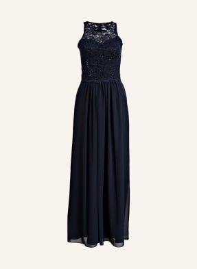 SWING Evening dress with sequin trim