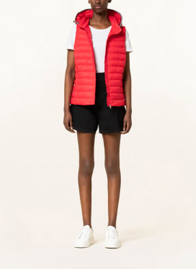 TOMMY HILFIGER Daunenweste mit abnehmbarer Kapuze