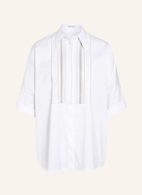 BRUNELLO CUCINELLI Oversized-Hemdbluse mit Schmucksteinbesatz