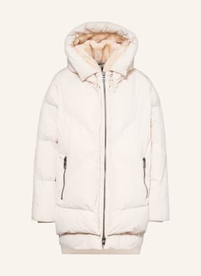 BLONDE No.8 Quilted jacket FROST with faux fur