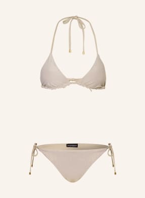 EMPORIO ARMANI Bikini trójkątne z błyszczącą przędzą