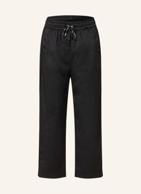 MARC CAIN 3/4 trousers with tuxedo stripes