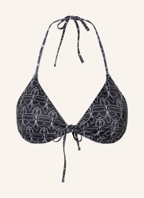 KARL LAGERFELD Triangel-Bikini-Top IKONIC ALL-OVER