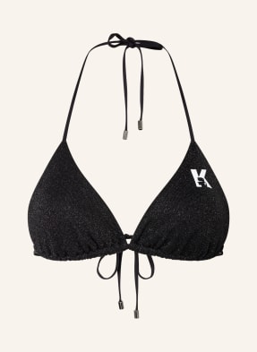 KARL LAGERFELD Triangel-Bikini-Top GLITTER