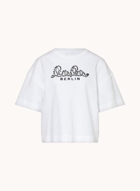 Lala Berlin T-Shirt CLEA mit Pailletten und Schmucksteinen