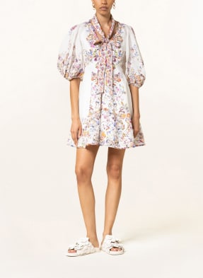 ZIMMERMANN Leinenkleid PRIMA DAY mit abnehmbarer Schluppe