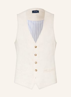 pierre cardin Suit vest GAB extra slim fit with linen