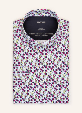 OLYMP Koszula z krótkim rękawem Luxor 24/Seven modern fit z dżerseju