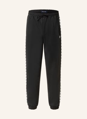 FRED PERRY Track pants with tuxedo stripes