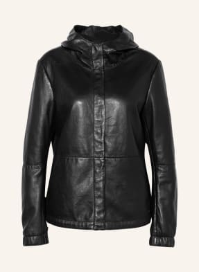 MILESTONE Leather jacket BRANDY