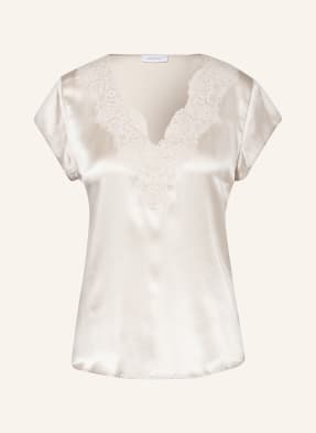 darling harbour Blusenshirt aus Seide mit Spitze