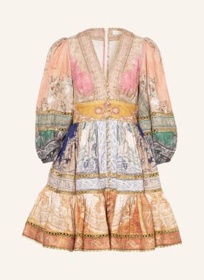 ZIMMERMANN Linen dress ANNEKE with glitter thread