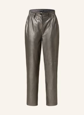 LUISA CERANO 7/8 trousers in leather look
