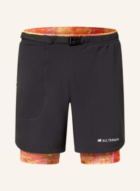 new balance 2-in-1 running shorts AT