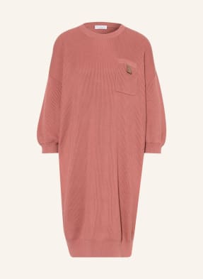 BRUNELLO CUCINELLI Strickkleid mit 3/4-Arm und Perlen