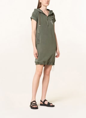 monari Jerseykleid mit Schmucksteinen