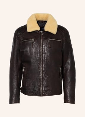 MILESTONE Leather jacket BENJAMIN
