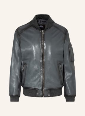 MILESTONE Leather jacket VIBOLO