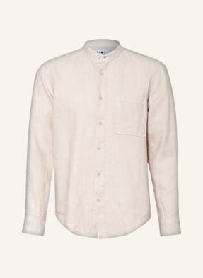 NN07 Linen shirt EDDIE regular fit with stand-up collar
