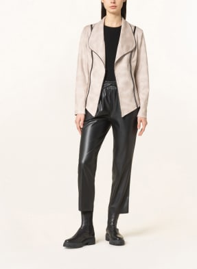 Joseph Ribkoff Jacke in Lederoptik mit Perlen